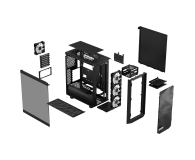 Fractal Design Meshify 2 Compact Lite RGB Black TG Light tint - 1076434 - zdjęcie 8